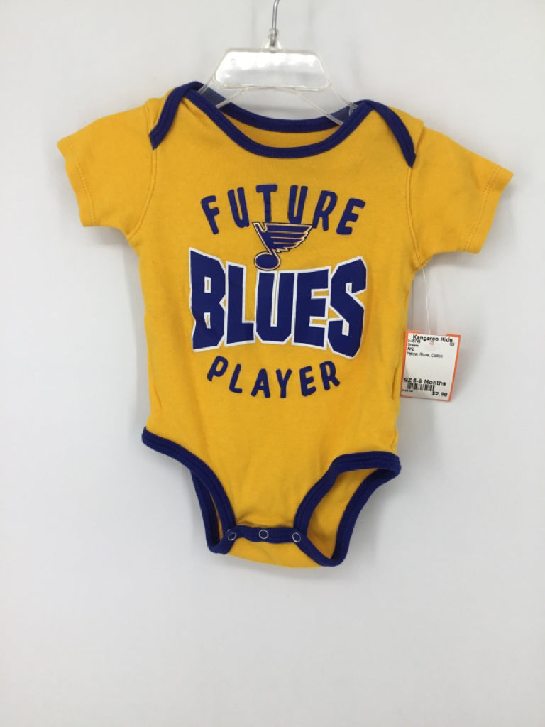 NHL Child Size 6-9 Months Yellow Onesie