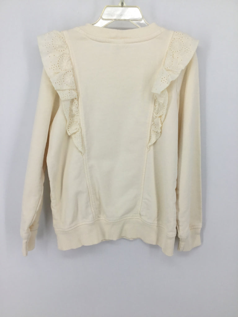 Hanna Andersson Child Size 6 Cream Sweatshirt - girls