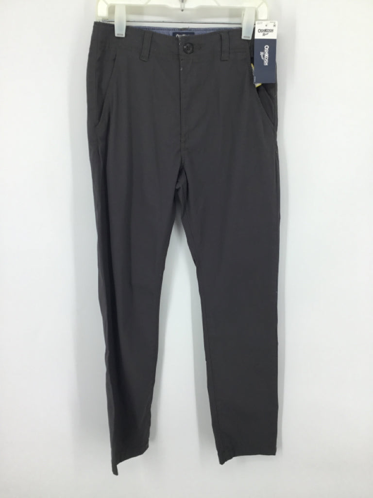 OshKosh B'gosh Child Size 10 Gray Solid Pants - boys