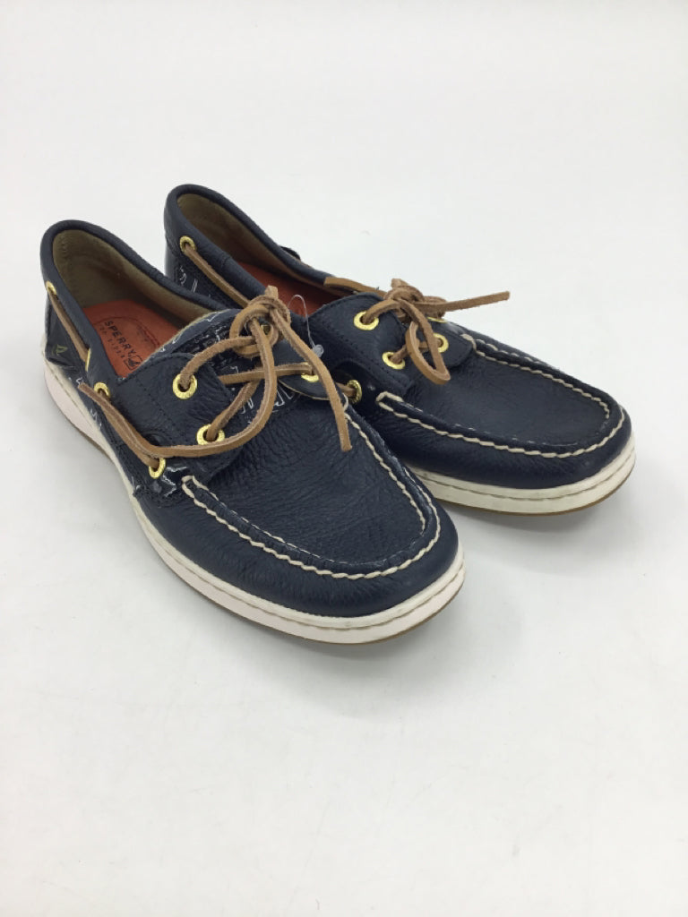 Sperry Child Size 6 Youth Navy Dress Shoes
