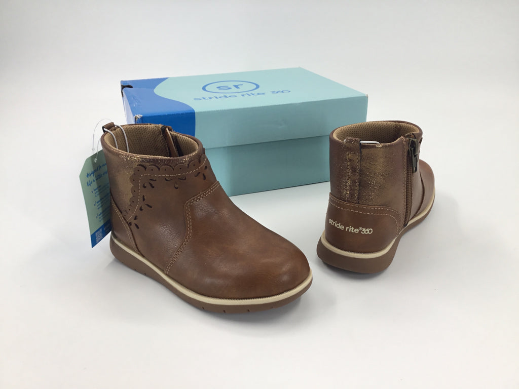 Stride Rite Child Size 11 Brown Boots