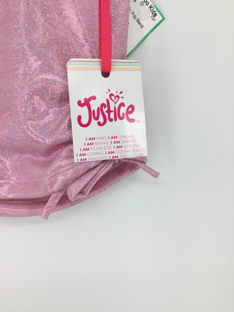 Justice Child Size 10 Pink Shorts - girls