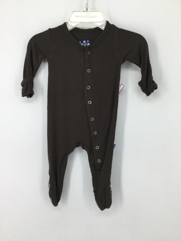 Kickee Pants Child Size Newborn Brown Sleepers