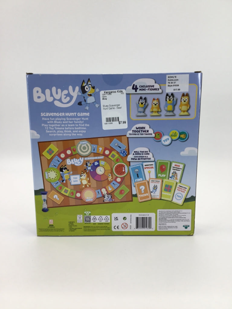 Bluey Scavenger Hunt Game
