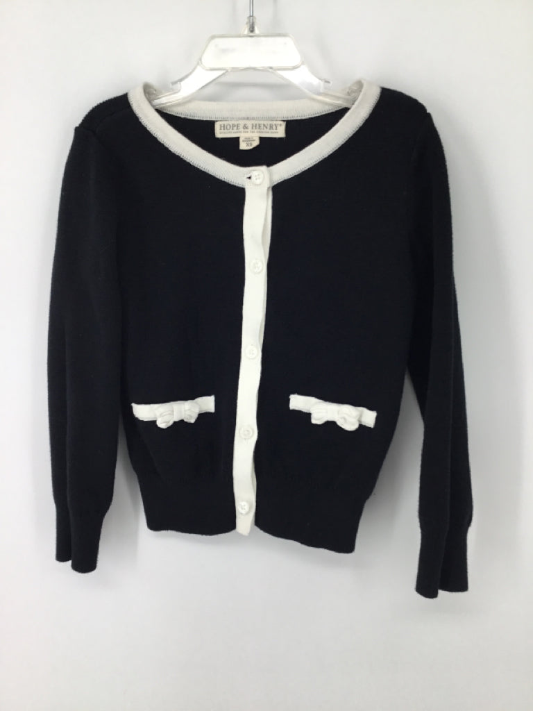 Hope & Henry Child Size 5 Black Sweater - girls