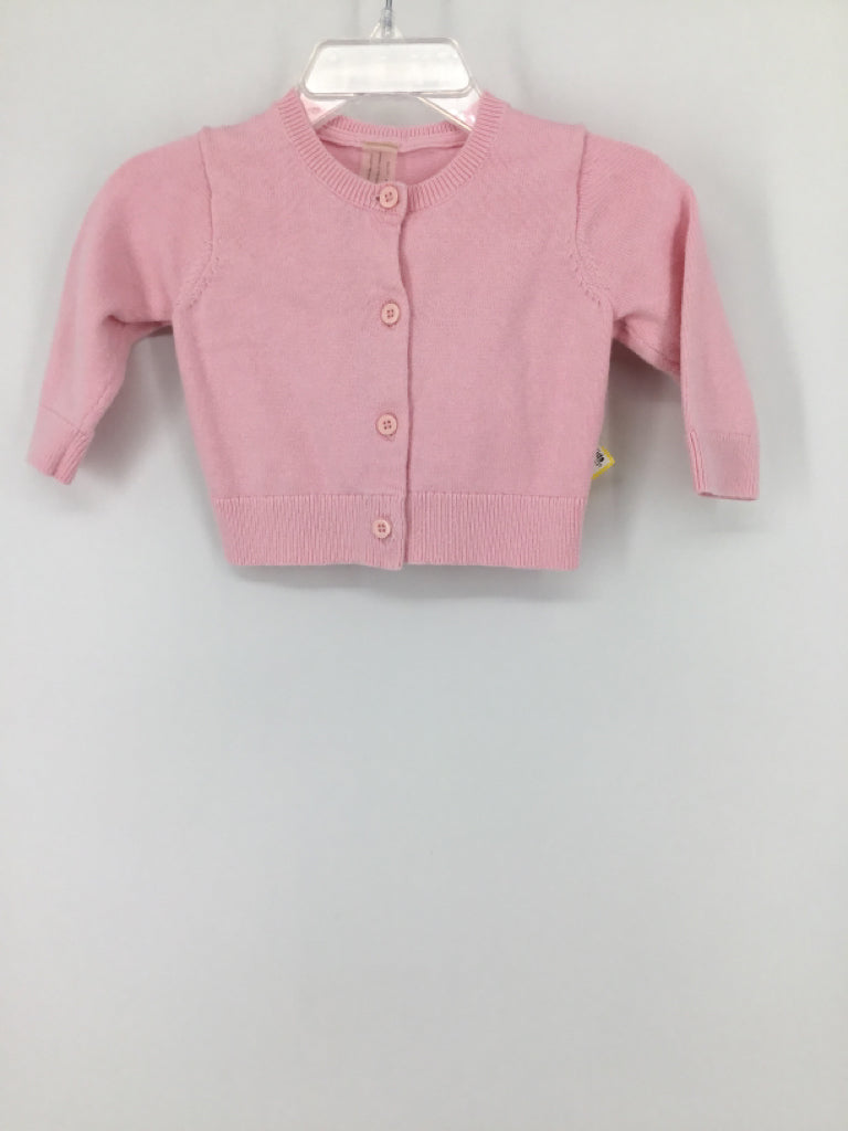 primary Child Size 3-6 Months Pink Sweater - girls