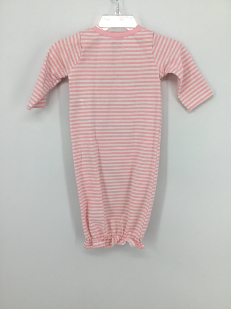 Mudpie Child Size 0-3 Months Pink Sleepers