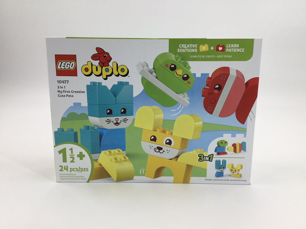 Lego Duplo 3-in-1 My First Creative Cute Pets