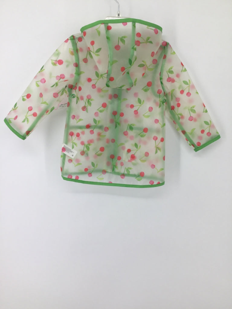 Cat & Jack Child Size 18 Months Green Raincoat - girls