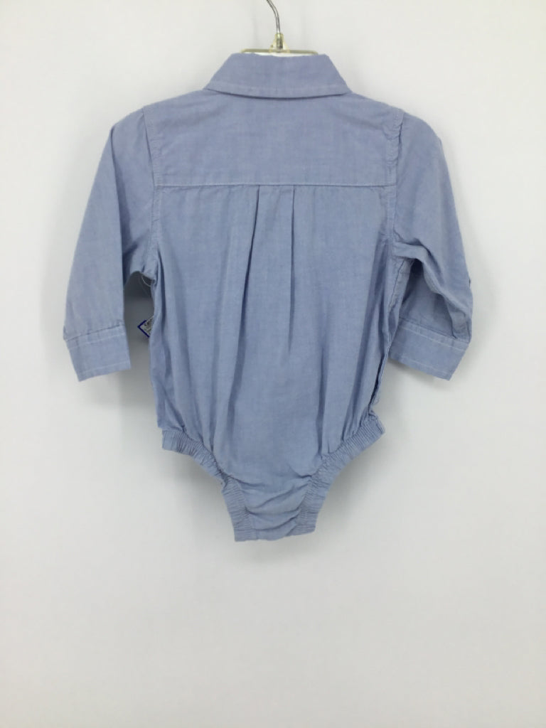 Baby Gap Child Size 12-18 Months Blue Onesie