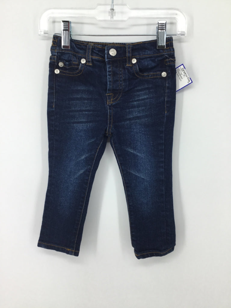 7 for all Mankind Child Size 18 Months Blue Solid Jeans - boys
