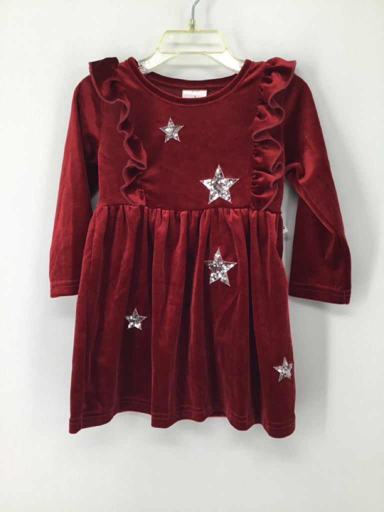 brandless Child Size 2 Red Dress - girls