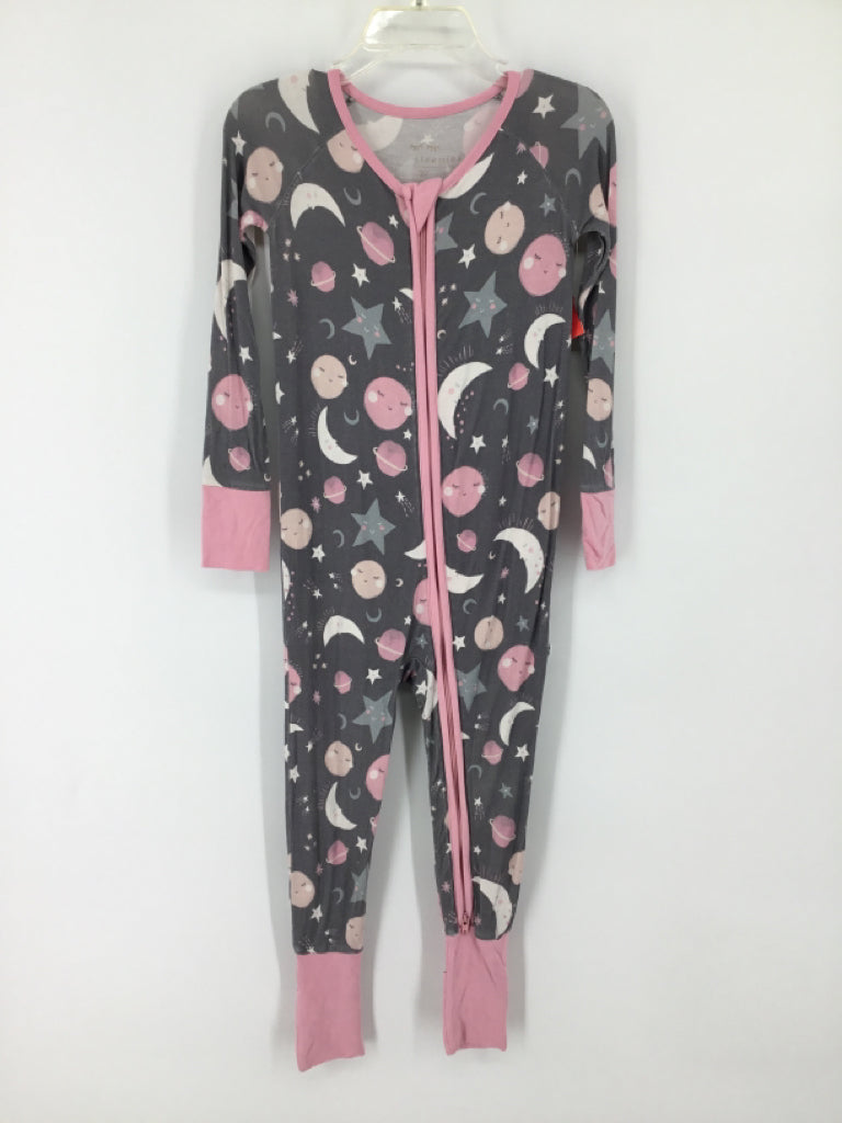 Little Sleepies Child Size 2 Gray Pajamas - girls