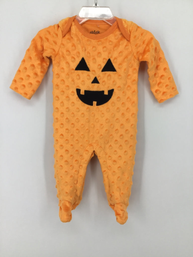 Chickpea Child Size 0-3 Months Orange Halloween Outfit