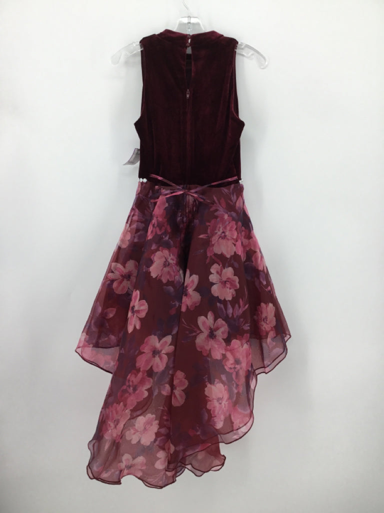 Speechless Child Size 8 Burgundy Dress - girls