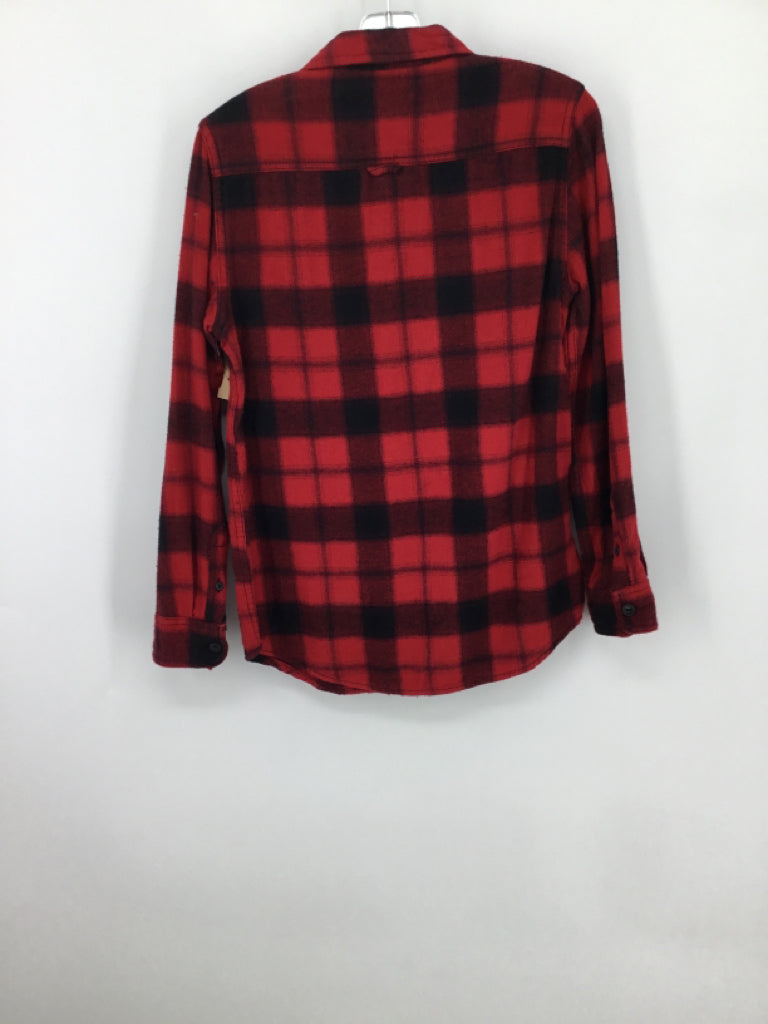 Denim & Flower Child Size 11 Red Plaid Shirt - boys