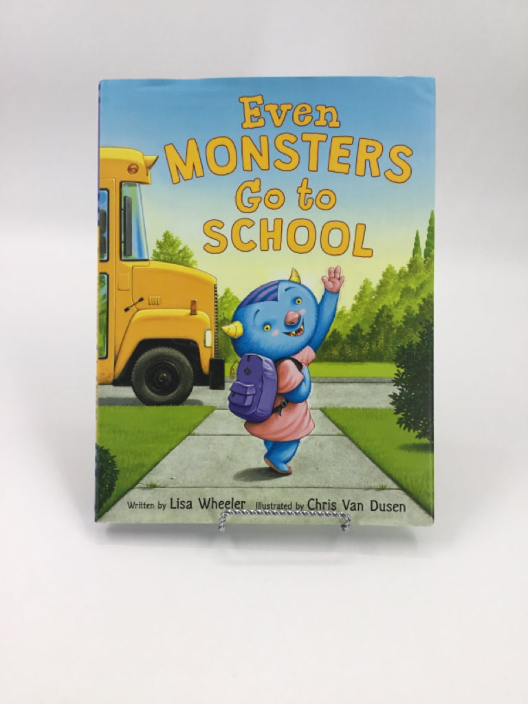 Even Monsters Go to School hardcover Book