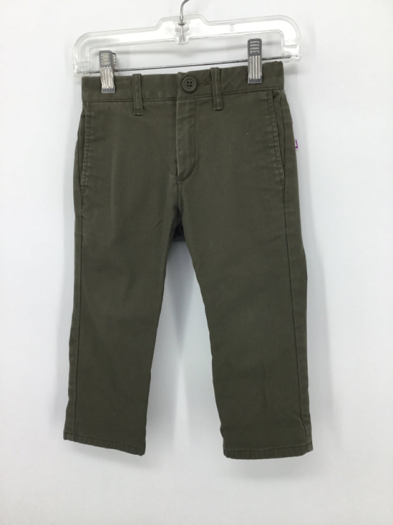 Crewcuts Child Size 2 Green Solid Pants - boys