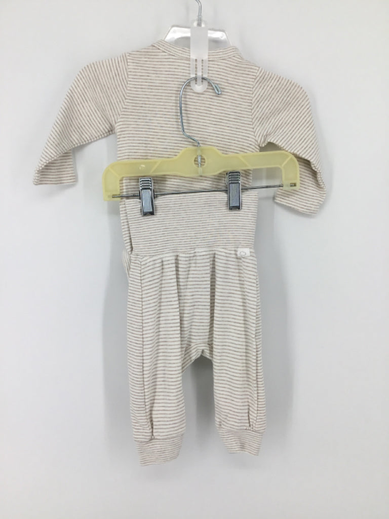 H & M Child Size 3 Months Tan Stripe Outfit - boys