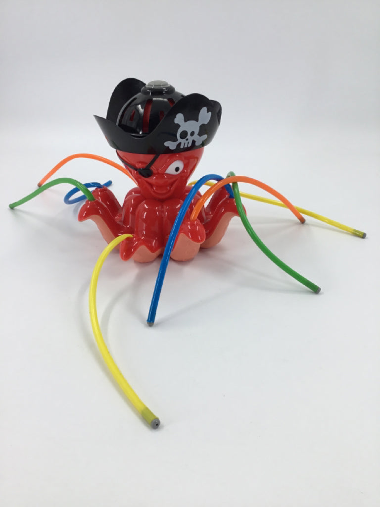 Red Octopus Pirate Water Sprinkler