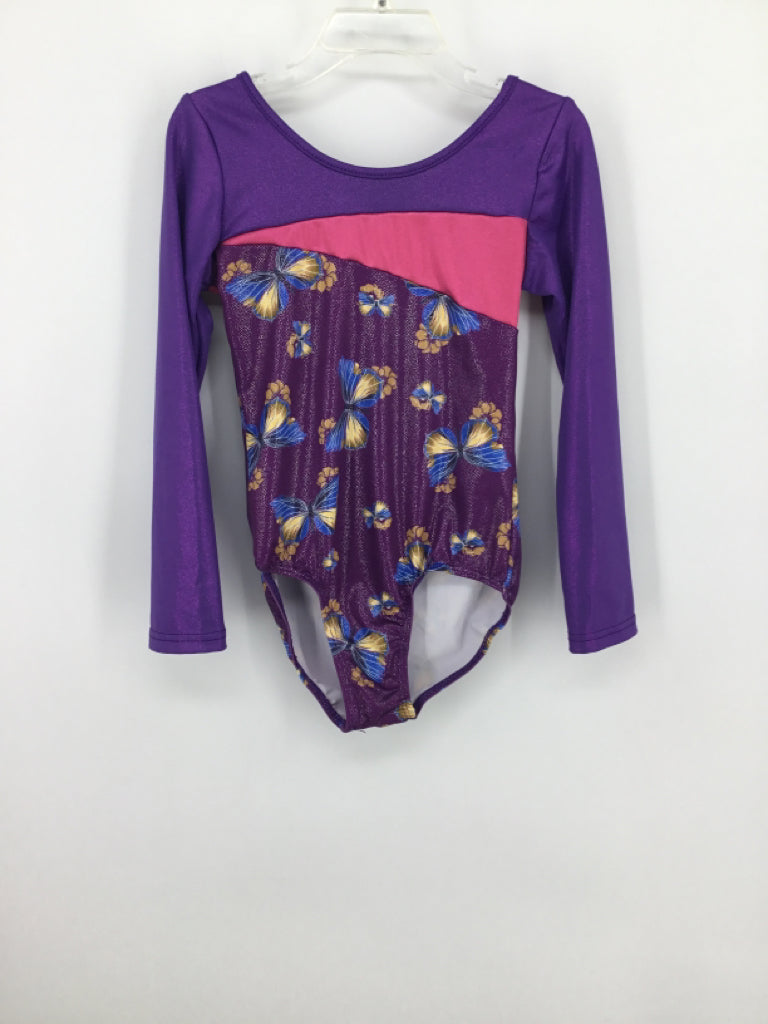 brandless Child Size 6 Purple Dance - girls