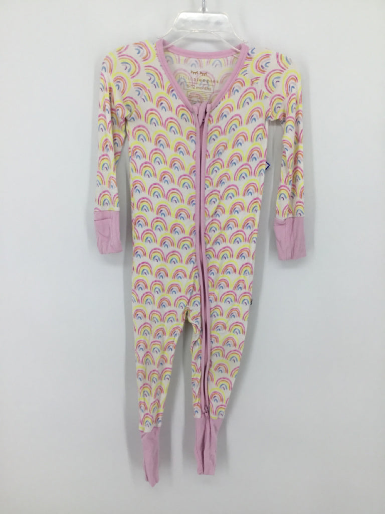 Little Sleepies Child Size 6-12 Months Pink Pajamas - girls