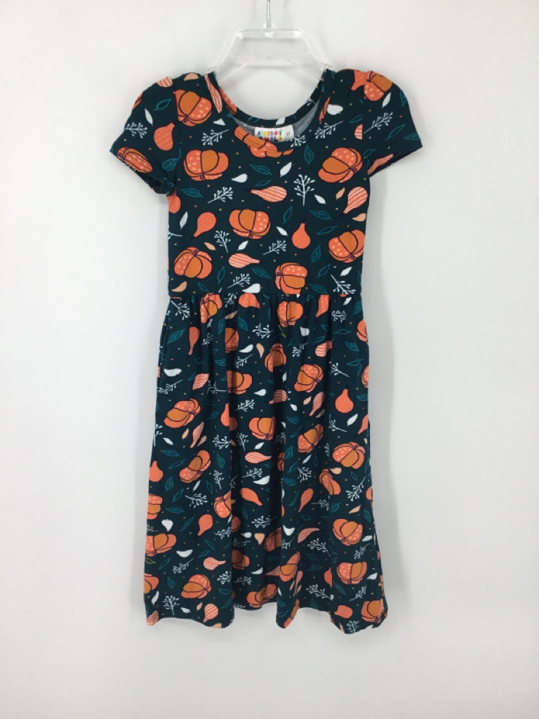 Dot Dot Smile Child Size 2 Teal Halloween Dress