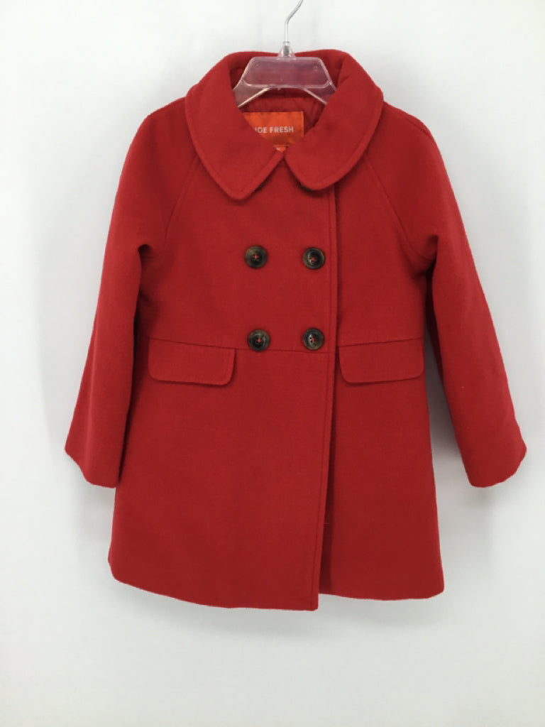 Joe Fresh Child Size 4 Red Outerwear - girls