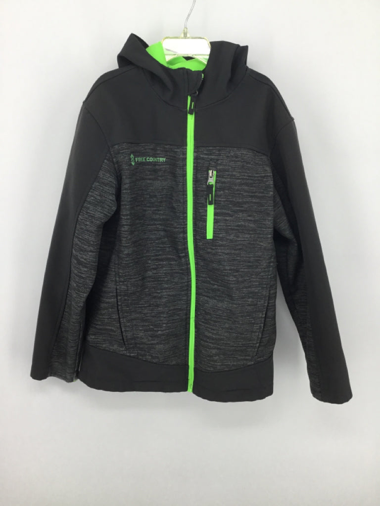 Free Country Child Size 7 Gray Marbled Jacket - boys