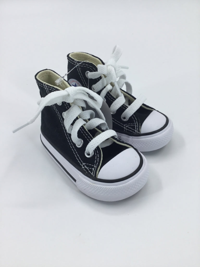 Converse Child Size 3 Toddler Black Sneakers