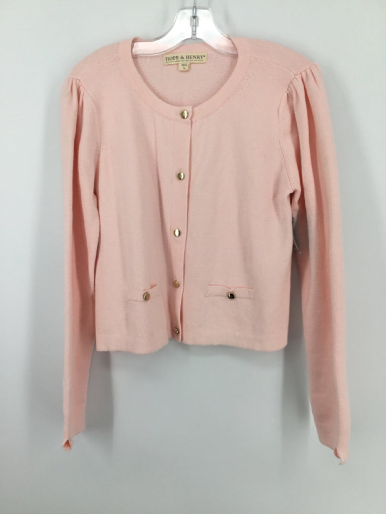 Hope & Henry Child Size 10 Pink Sweater - girls