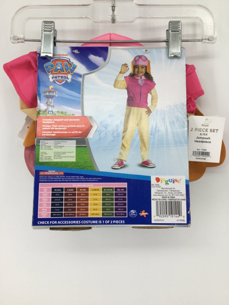 nickelodeon Child Size 6 Pink Skye Paw Patrol Halloween Costume