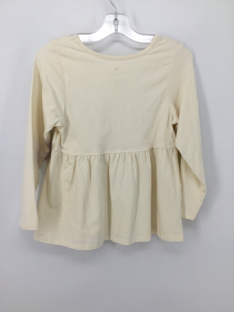 Pink Chicken Child Size 10 Cream Shirt - girls