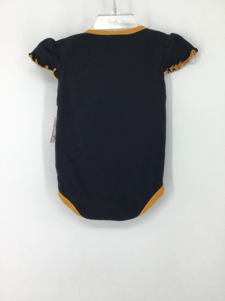 Adidas Child Size 3-6 Months Black Onesie