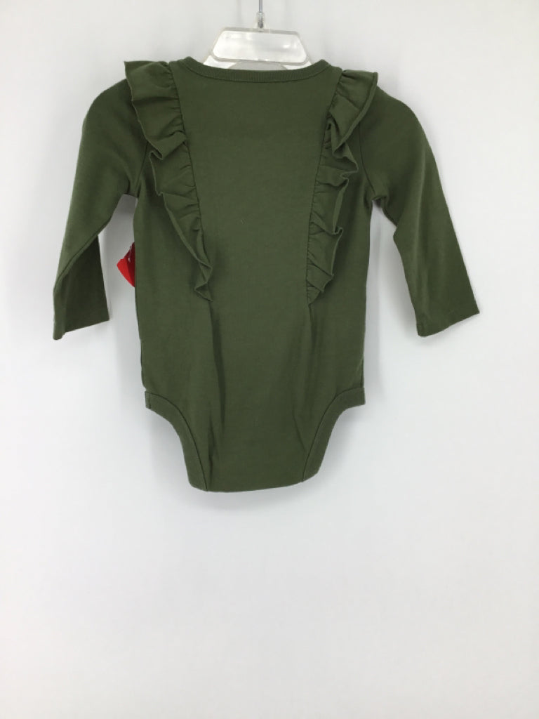 Cat & Jack Child Size 6-9 Months Green Onesie