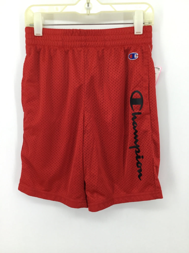 Champion Child Size 8 Red Solid Shorts - boys