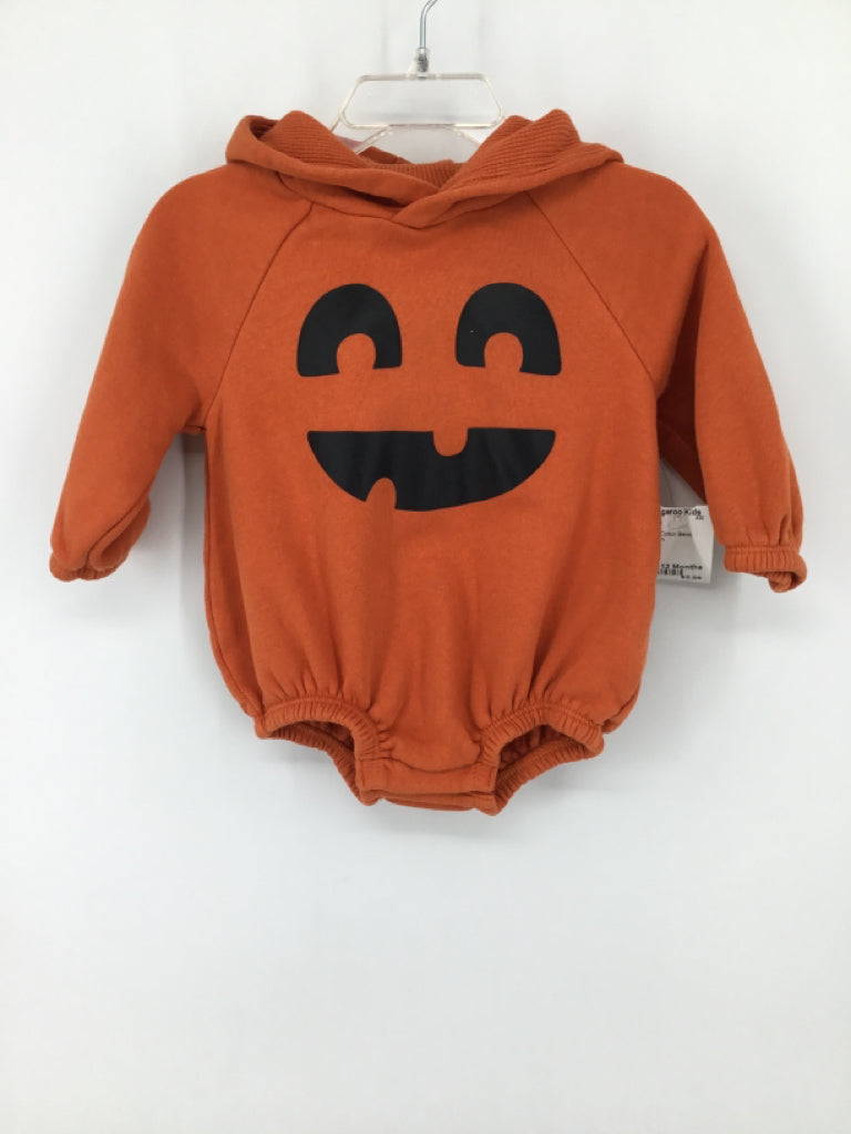Old Navy Child Size 6-12 Months Orange Halloween Outfit