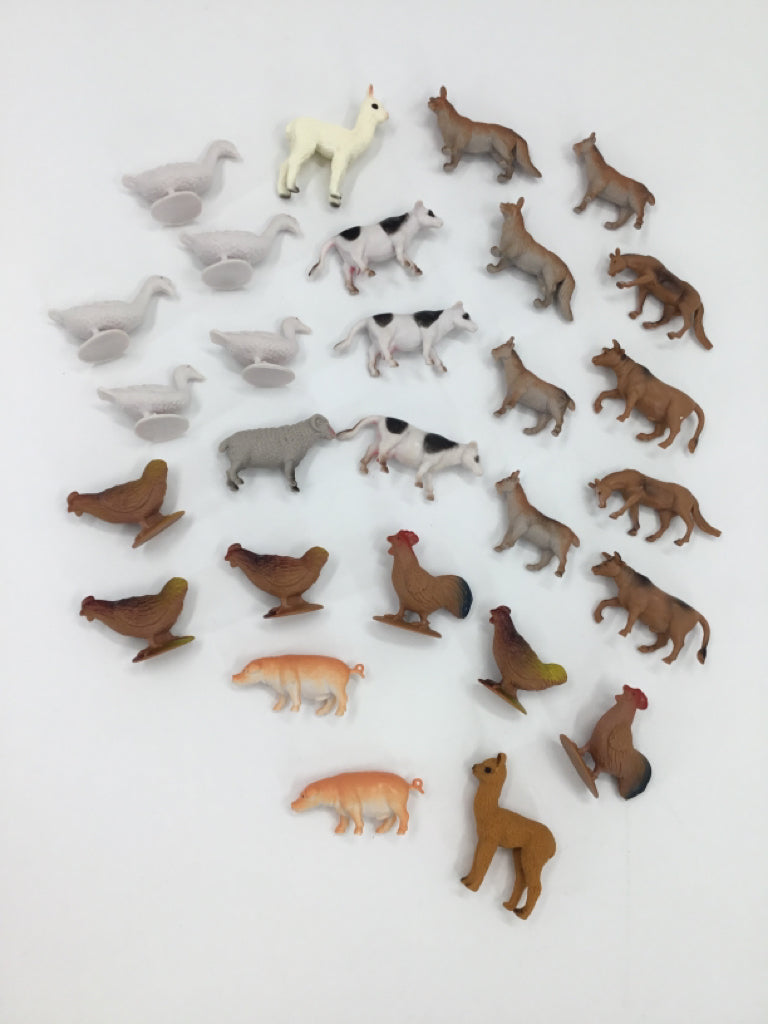 Farm Animals - Approx 25 Figures