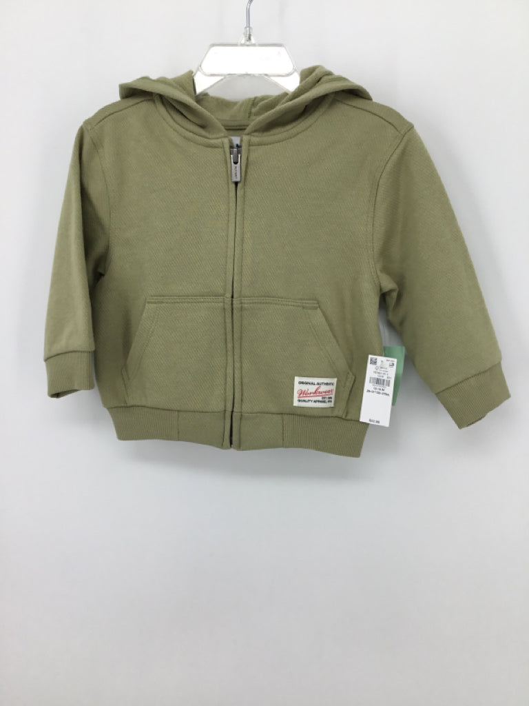 Old Navy Child Size 12-18 Months Green Solid Hoodie - boys