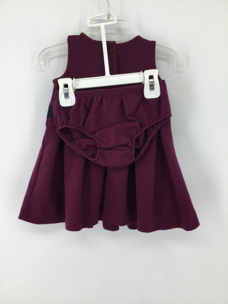 Janie and Jack Child Size 12-18 Months Purple Dress - girls