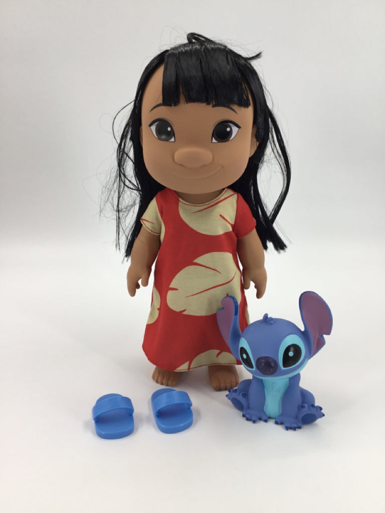 Disney Lilo & Stitch 14-in Poseable Lilo Doll and Stitch Figure Set