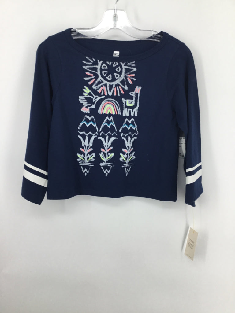 Tea Child Size 8 Blue Shirt - girls