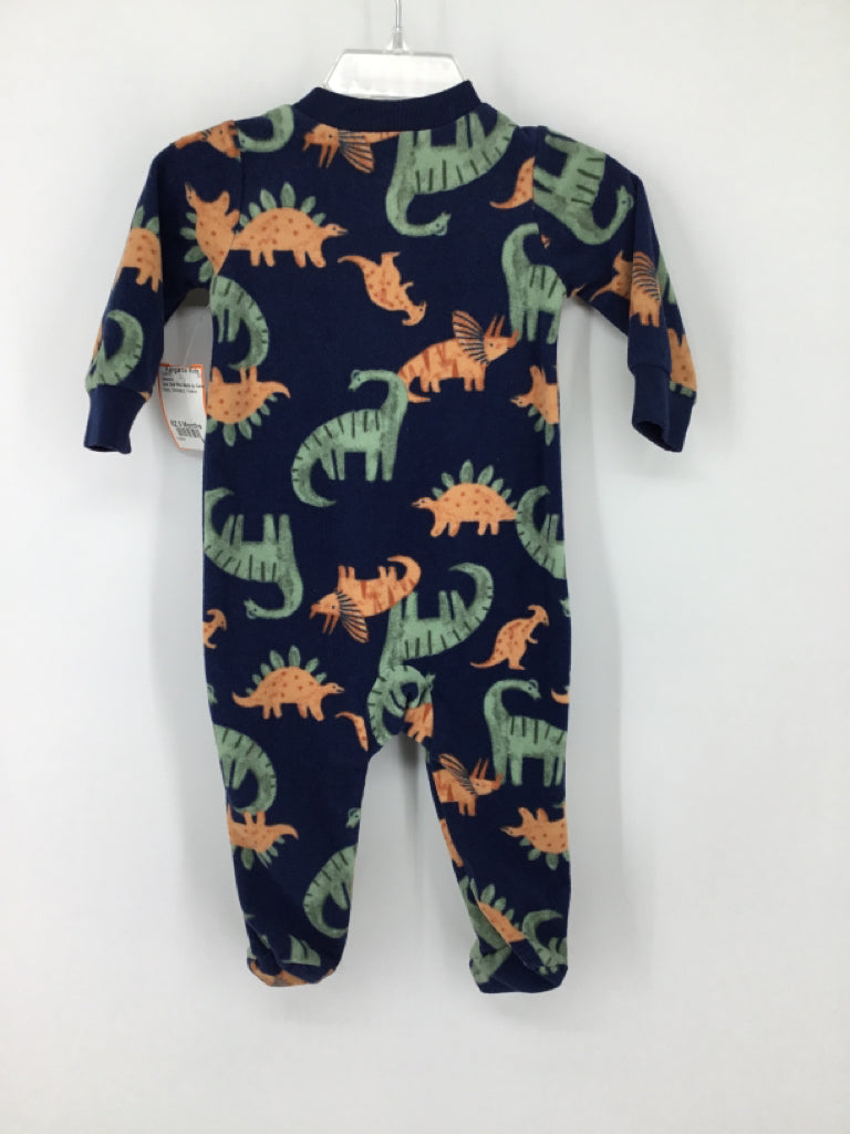 Just One You Made by Carters Child Size 6 Months Navy Sleepers