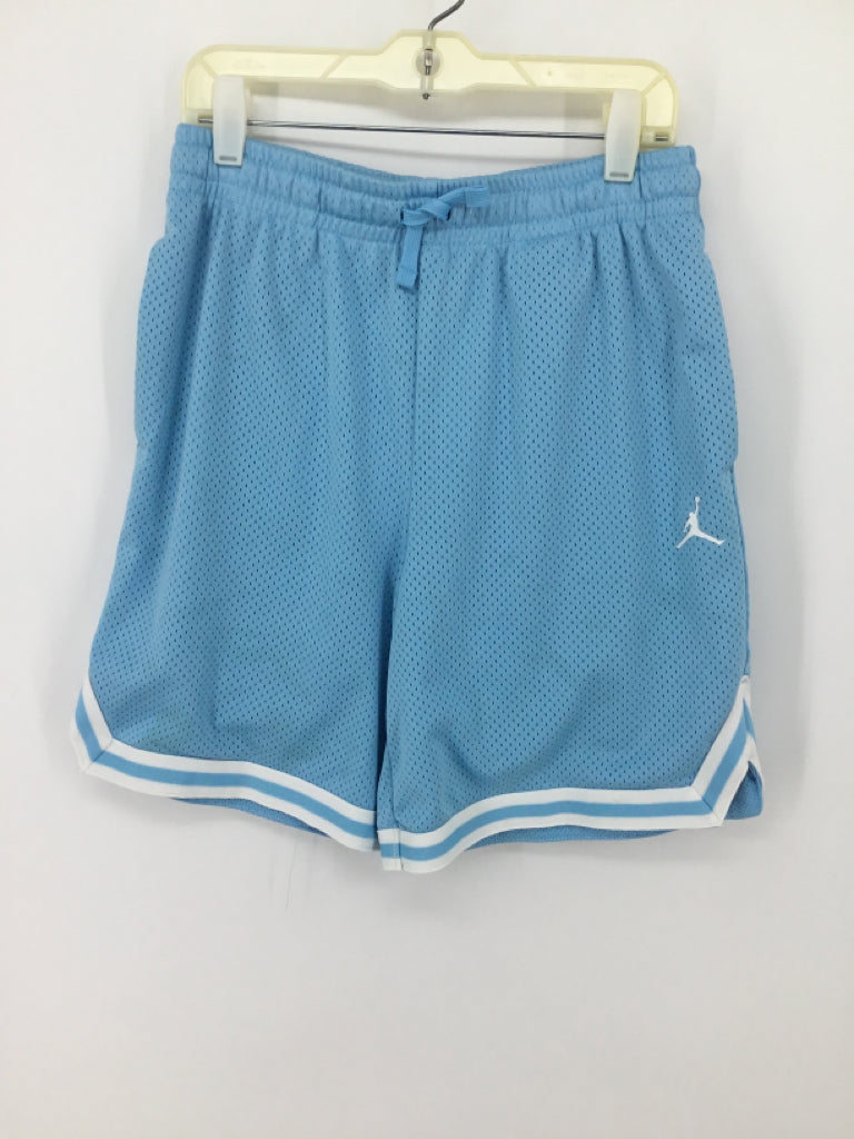 Air Jordan Child Size 12 Blue Solid Shorts - boys