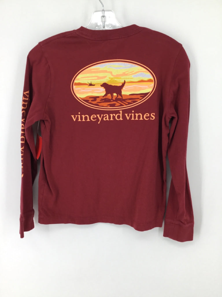 vineyard vines Child Size 7 Red screen printed T-shirt - boys