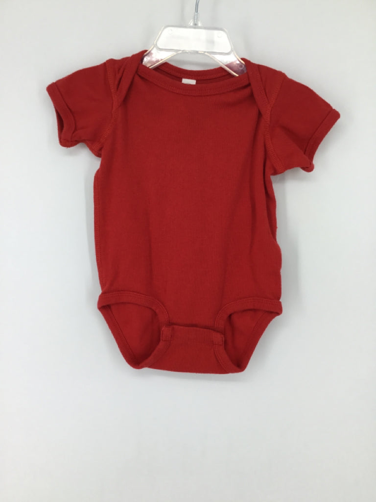 Rabbit Skins Child Size 12 Months Red Onesie