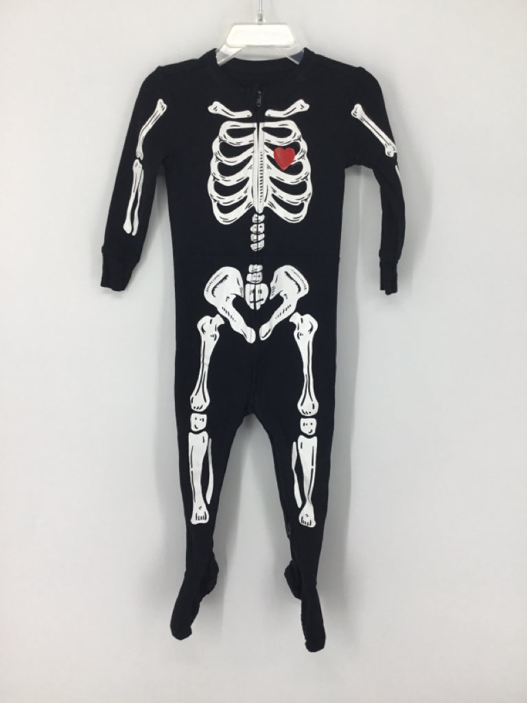 Old Navy Child Size 18-24 Months Black Halloween Sleeper