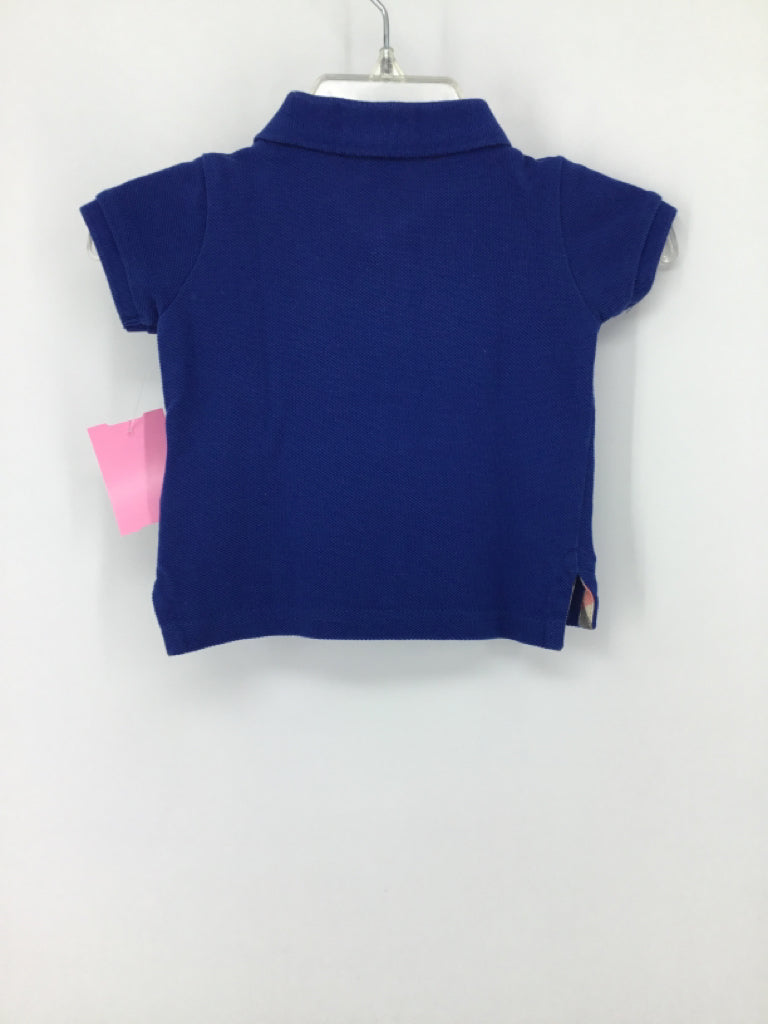 Burberry Child Size 3 Months Blue Solid Shirt - boys