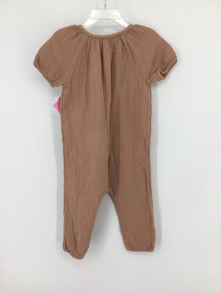 H & M Child Size 18 Months Tan Outfit - girls