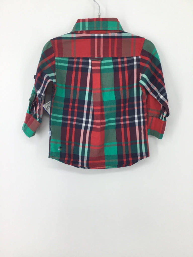 Rugged Butts Child Size 18-24 Months Multi-Color Plaid Shirt - boys